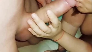 Mom play with her stepson