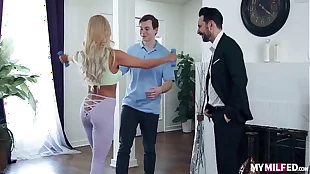Caitlin Bell in Stepson Cock Workout