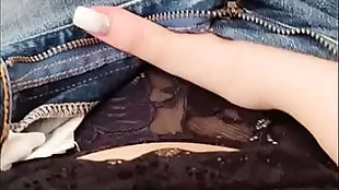 Hot morning masturbation in jeans with moans  - DepravedMinx